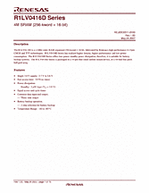 DataSheet R1LV0416D-5S pdf
